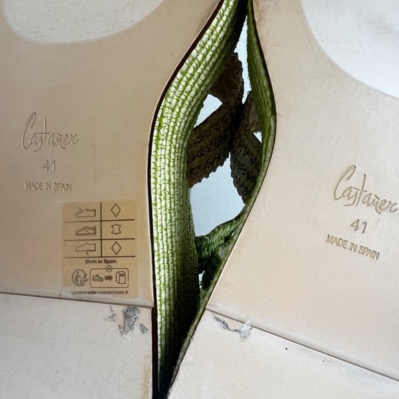 •CASTANER•‎ Anthropologie NEW Fiodora Raffia Platform Wedge Sandal Size 41 - Picture 13 of 16